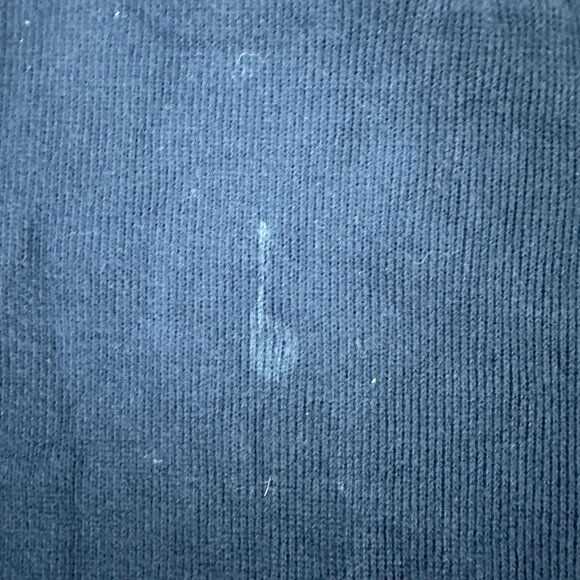 Lands End Mens Navy Blue Half Zip Pullover Sweater Tailored Fit Size M - Picture 6 of 7